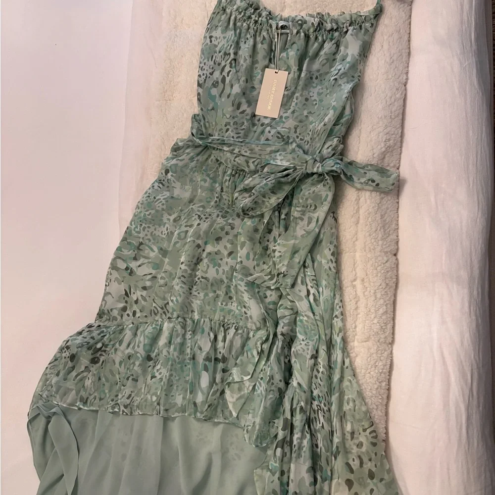 New Ramy Brook Printed Neve Strapless Maxi Dress Julep - Picture 8 of 9